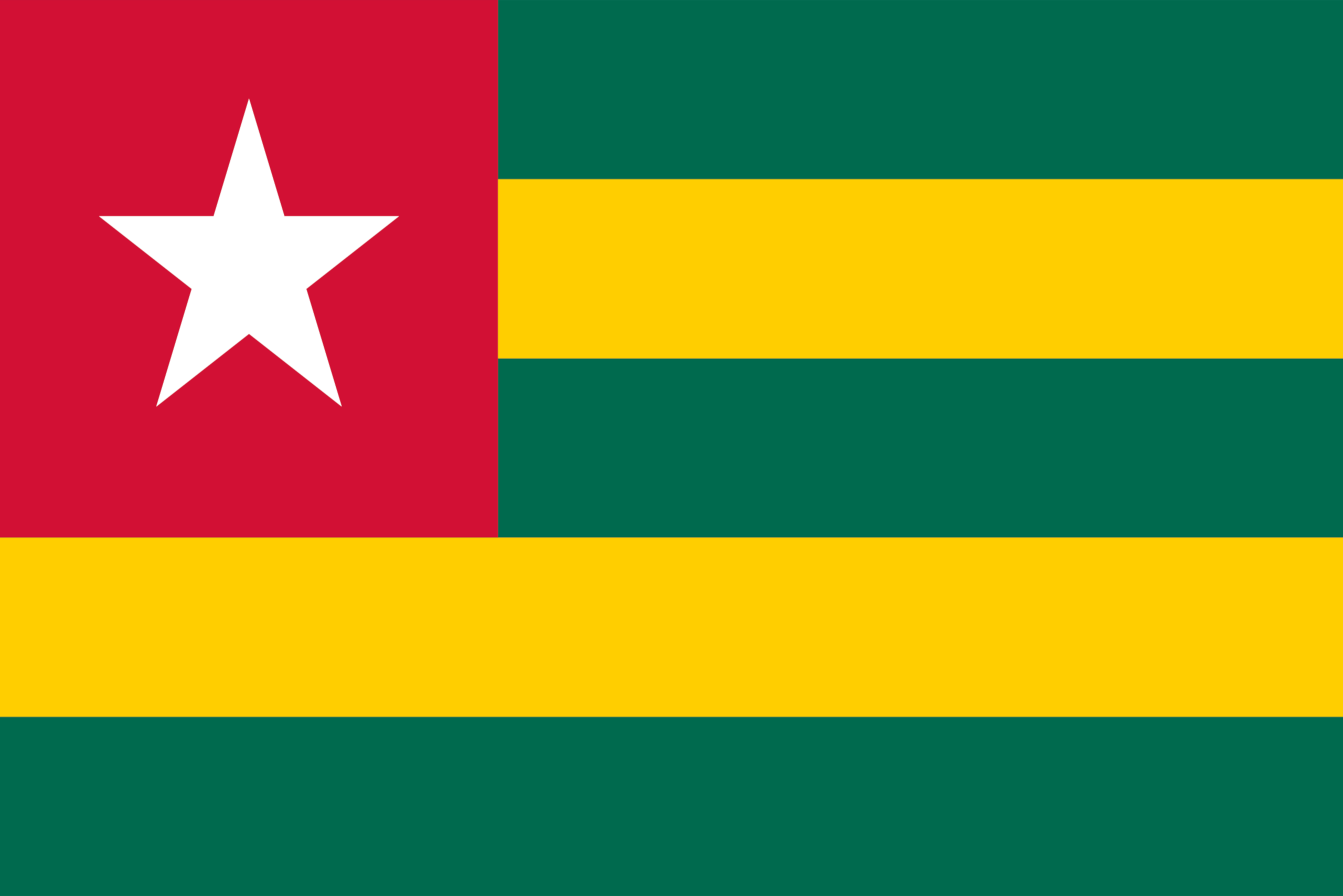 Drapeau de la République du TOGO